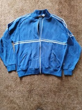 Vtg 80s Mens Tracksuit Jogging Wilson Size Large Blue XL White Tennis Thailand