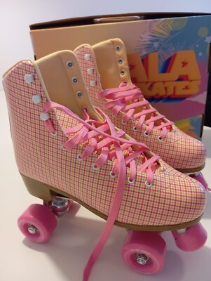 IMPALA ROLLERSKATES (NEU) -Quad Skates Pink Tartan EUR 42