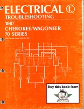 1987 Jeep Cherokeewagoneer Electrical Troubleshooting Manual Wwiring Diagrams