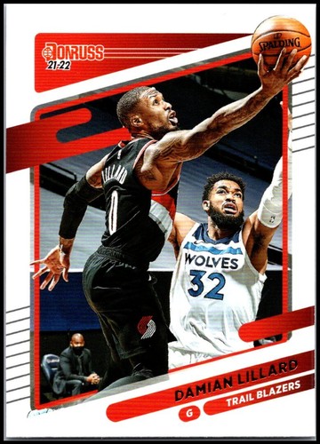 2021-22 Panini Donruss #96 Damian Lillard - FREE SHIPPING! - Picture 1 of 2