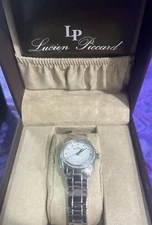 Lucien Piccard Women's Labelle Crystal Watch 40023-22 NEW W Box Tags NWT 