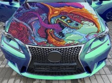 Car Hood Wrap Monster Self Adhesive Sticker Fantasy Art Full Color Custom Decal