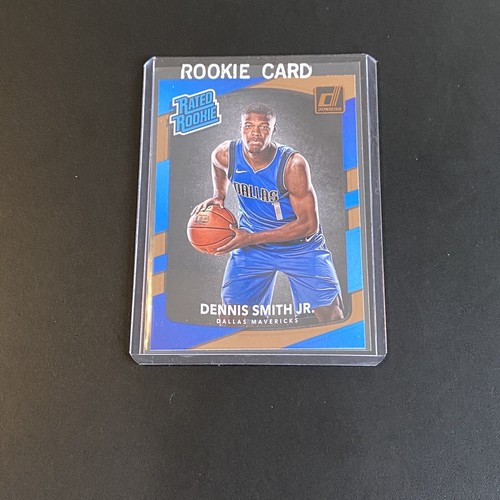 2017-18 DONRUSS RATED ROOKIE CARD RC DENNIS SMITH JR. MAVS - NEW YORK KNICKS - Picture 3 of 3