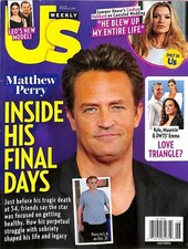 Us Weekly Magazine November 13, 2023 Matthew Perry Inside His Final Days