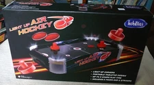 LIGHT UP AIR HOCKEY Techxtras Game with Light-Up Corners in Excellent Condition