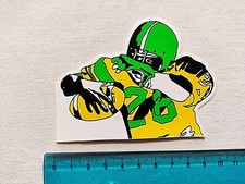 FOOTBALL AMERICANO ADESIVO ANNI 80 80s OLD STICKER VINTAGE ORIGINAL