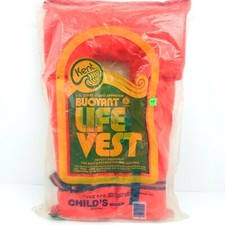 Vintage KENT BUOYANT LIFE VEST TYPE II P.F.D CHILD U.S Coast Guard Approved New