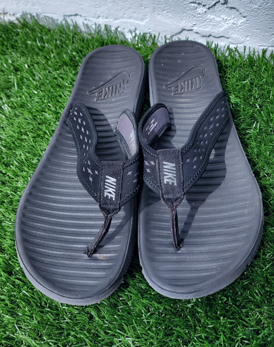 Nike Celso Motion Thong Flip Flops Mens Size 13 Black Sandals | eBay