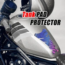 MC Motoparts Gradual Fish Bone Gas Tank Pad Protector Cover Grip Removable