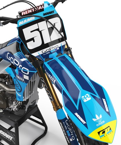 Custom decal Kit to Fit Yamaha YZF 450 2003 2004 2005 BOOST STYLE graphics - Picture 3 of 6