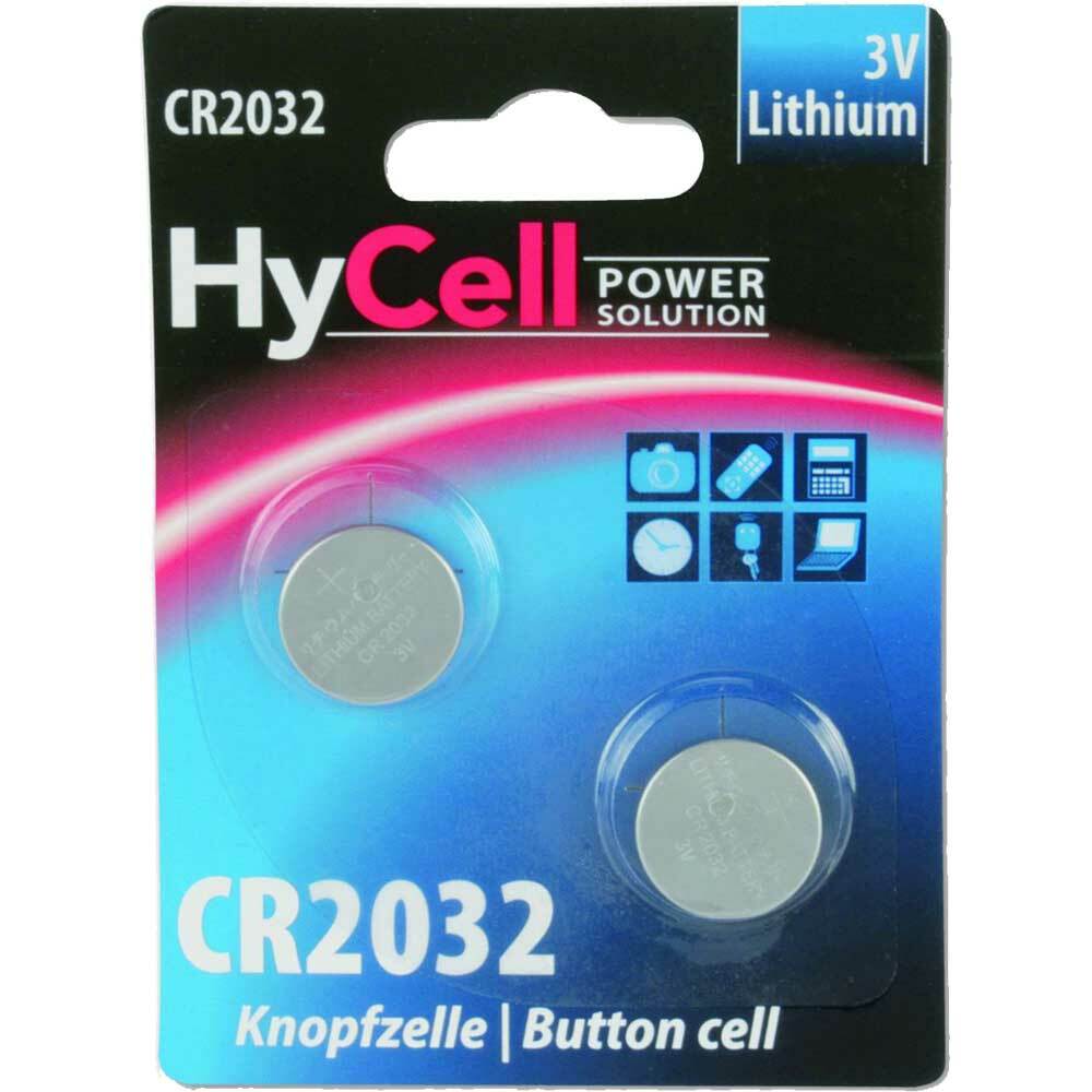 INL Batteria Bottone Litio, CR2032, 3V, Blister 2pz (Ansmann HyCell 5020202)