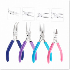 High-Quality 4pcs Jewelry Pliers Set - Ideal for Wire Wrapping, Jewelry Making -
