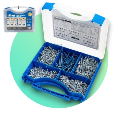 Kreg SK03 Pocket Hole Screw Project Kit