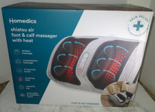 Homedics Shiatsu Air Foot Feet  Calf Massager, Compression Massage, Heat