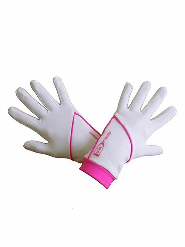 Icedress - Thermal Figure Skating Gloves "IceDress" (White and Hot Pink) - Picture 2 of 7
