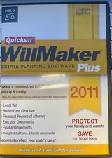 Quicken WillMaker Plus 2011 Estate Planning Software Plus 07408 CD