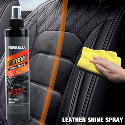 Car Interior Seat Conditioner Leather Restorer Shine Cleaner Care Protector Kit. - Picture 12 of 14