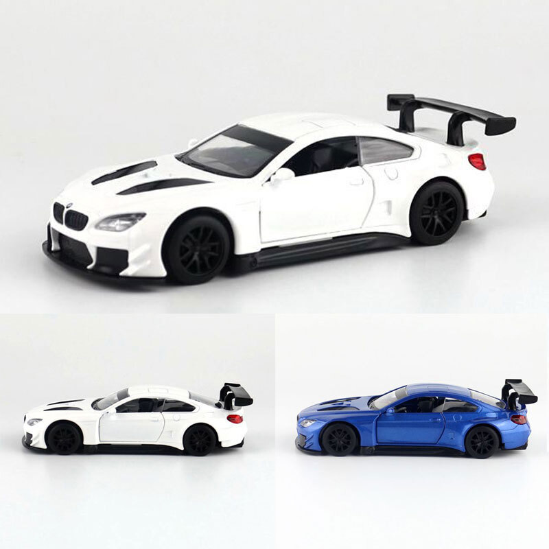 1/44 BMW M6 GT3 Racing Car Model Diecast Metal Toy Cars Kids Toys for Boys Gifts