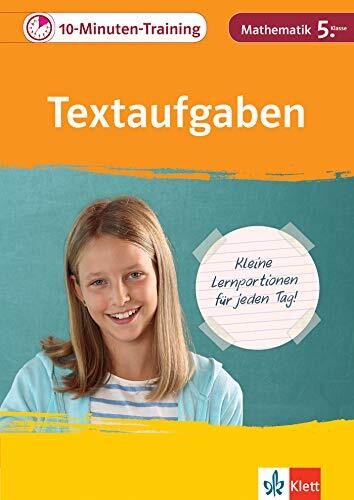 Klett 10-Minuten-Training Mathematik Textaufgaben und Sachaufgaben 5 (Broschüre)
