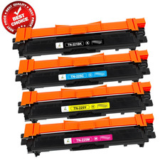 4PK TN221 TN225 Toner Compatible With Brother HL-3140CW MFC-9130CW HL-3170CDW