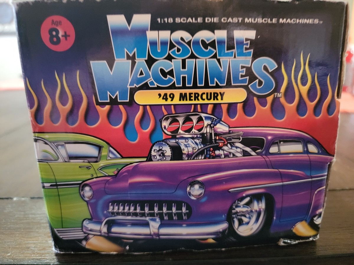 Muscle Machines Pink 49' Mercury 1:18 Diecast Car | eBay