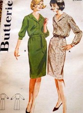 LOVELY VTG 1960s DRESS Sewing Pattern 12/32
