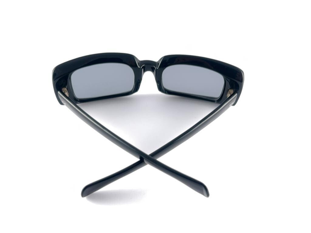 MINT VINTAGE MIDCENTURY BLACK RECTANGULAR FRAME 1… - image 9