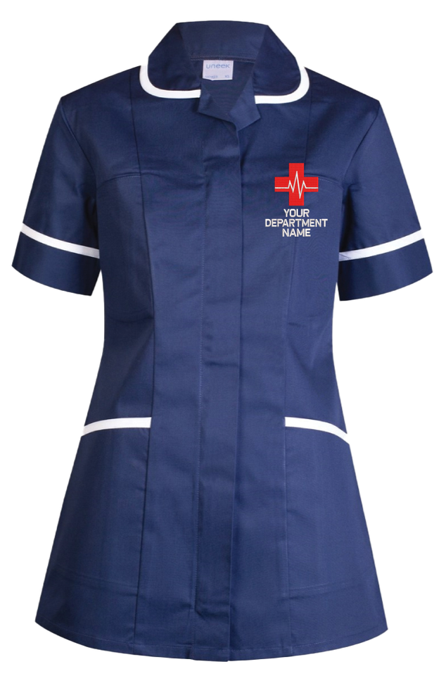 Personalised Embroidered Your Department Name Ladies Tunic Doctor