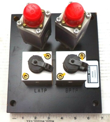 KBC Assy w/ITT Neo-Dyn Pressure Switches, Fittings, and HD Plate, pn KBR-805