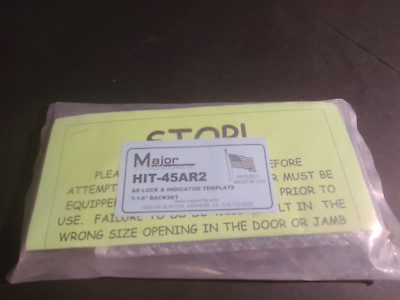 HIT-45AR2 Cylinder and Indicator Holes Template for Adams Rite Locks and Latches