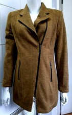 New Kirsten Women's Wool Blend Mustard Coat Uk 12
