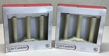 2 Sets of  Vintage Gerson Candolier Dripping Candles Plastic Indoor Sets