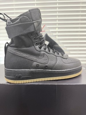 Nike SF Air Force 1 Mens 8 High Black Gum 864024-001 NEW 2017  
