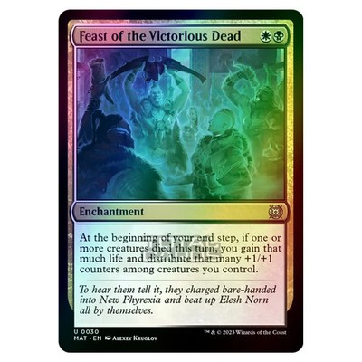 MTG March of the Machine The Aftermath Feast of the Victorious Dead 0030 (Foil)