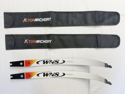 WNS Elite Alpha Carbon Recurve Bogenschießen Bogen Wurfarme - ILF Fitting - kurz - 34lbs