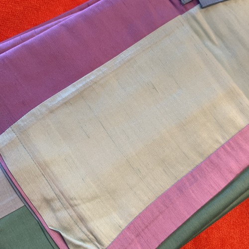 Pottery Barn Teen Colorful Fab Silk Drape Lined Curtain 52” x 84” - 1 Panel NEW - Picture 7 of 7