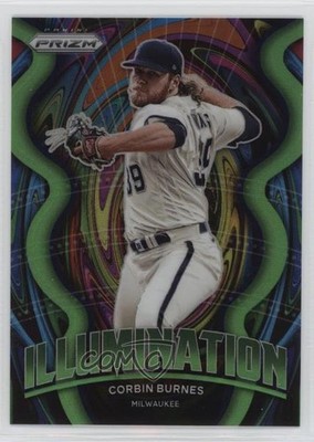 2022 Panini Prizm Illumination Lime Green Prizm 83/125 Corbin Burnes #IL-4 0s1o