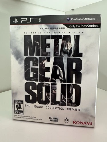 Metal Gear Solid: The Legacy Collection (PlayStation 3) W/ Artbook! CIB, Tested