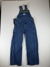 Vintage Liberty Cotton Denim Bib Overalls Kids Size 8R