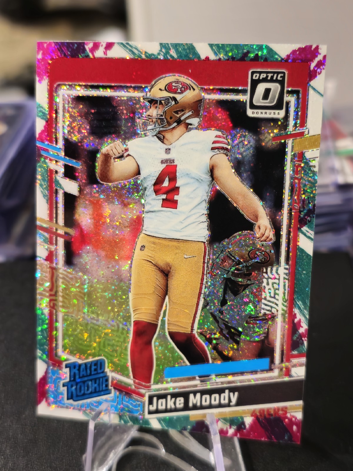 2023 Panini Donruss Optic Rated Rookie Jazz Prizm #289 Jake Moody RC 49ers 🔥