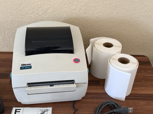 ZEBRA ELTRON UPS LP2844PSAT THERMAL LABEL Printer TESTED WORKS - Picture 2 of 10