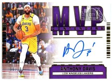Anthony Davis 2020-21 Panini Contenders MVP Autograph Card #MC-ADV 06/10