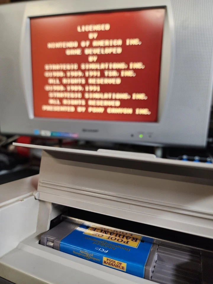 Pool Of Radiance Advanced Dungeons & Dragons CIB Complete W/ Box & Manual Tested - Image 2 of 4