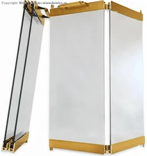 Heatilator Fireplace Doors Glass Replacement GOLD Fits SF36A/AI SCF36A/AI/MHA/B