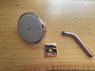 RH Restoration Hardware UNIVERSAL Round SHOWERHEAD With Arm And Flange 173