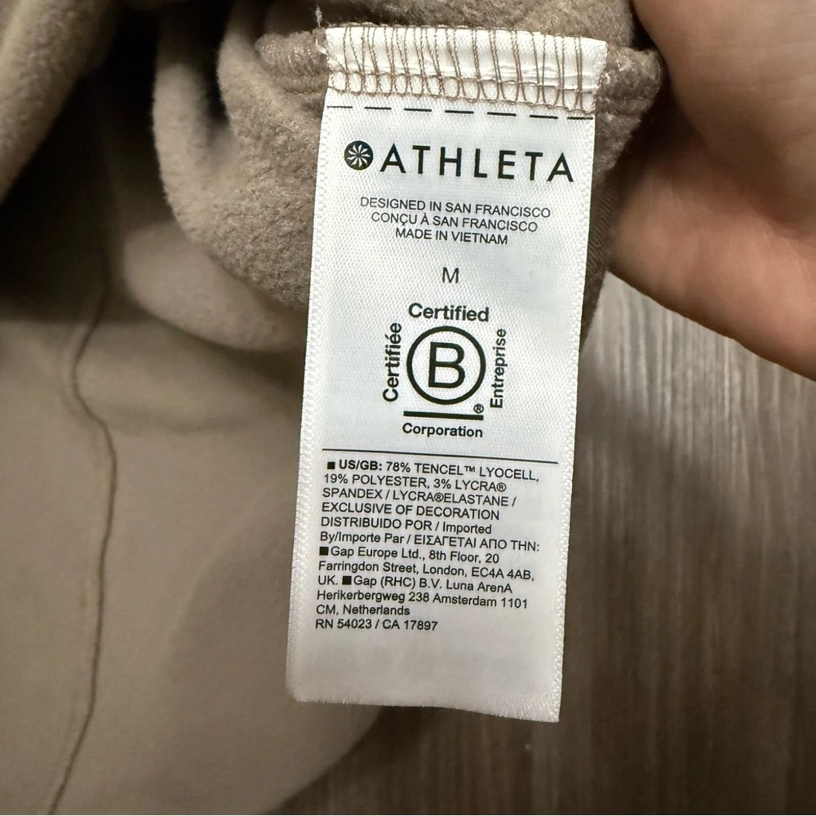 athleta coaster luxe recover sweatshirt