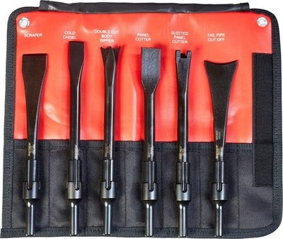 Mayhew Tools MAY-32200 || 6 PC. Non-Turning Pneumatic Bit Set