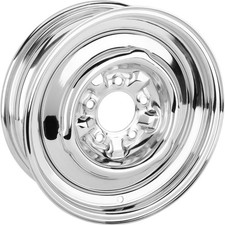 Oe Style Hot Rod Chrome Steel Wheel 15x5 5 On 4.75 3.0 Bs