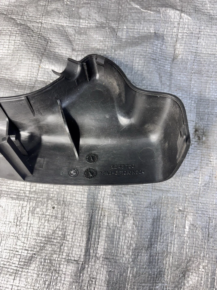 2003-2008 BMW Z4 E85 E86 L/R interior espelho retrovisor capa preta 8243720 fabricante de equipamento original - Imagem 3 de 4