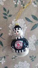 Boston Red Socks MLB Sports Collectors Series Mini Blown Glass Ornament